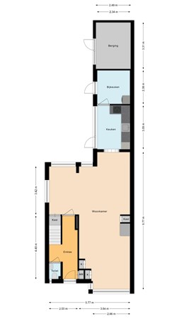 Floorplan - Goudseweg 31, 2411 HG Bodegraven